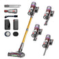 UNINELL UV5 Cordless Stick Vacuum Cleaner – 550W, 48KPA, 65-Min Runtime, Gold