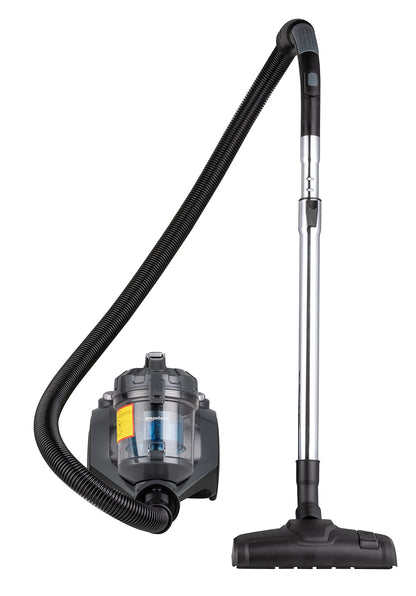 Compact Bagless Cylinder Vacuum Cleaner with HEPA Filter – 700W, 1.5L, Lightweight & Quiet, Black